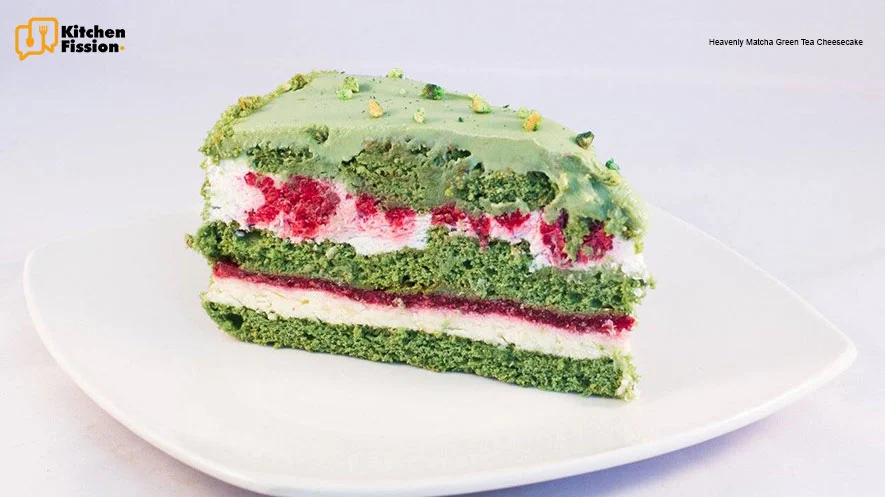 Heavenly Matcha Green Tea Cheesecake