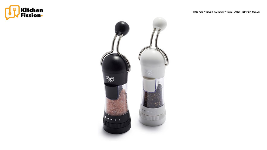 The Fin™ Easy-Action™ Salt and Pepper Mills