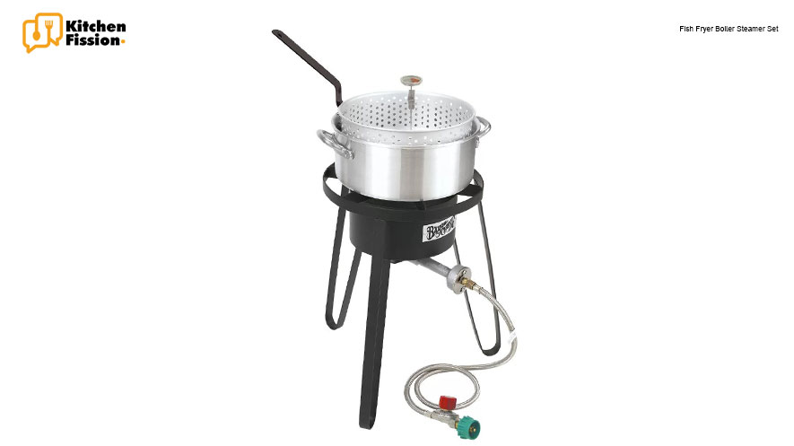 Fish Fryer Boiler Steamer Set